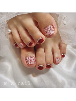 エムズネイル 敦賀店/ツイードネイル