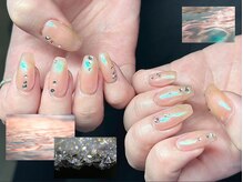 大人ちゅるんミラーネイル☆