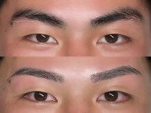 ハク 銀座(HAK.)/メンズ眉毛ワックスBefore/After