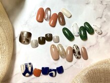 ヌルネイル(null nail)の雰囲気（個性派ネイルも人気【シンプルアートコース】）