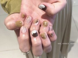 ピスタチオニュアンスネイル