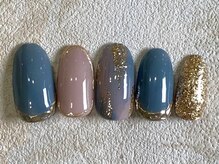 レイネイル 岐阜茜部店(RAY NAIL)/ニュアンスゴールドミラー