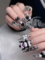 ティナ ネイルスタジオ(Tina Nail Studio) 長出しチップデザイン。