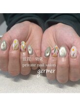 ジェルメ(germer)/手描きチューリップ★