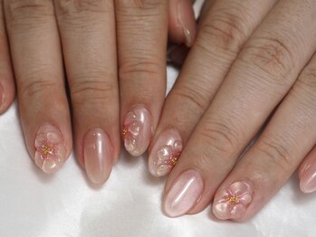 春　さくらネイル