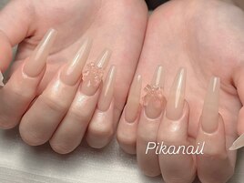 ワンカラーｘリーボンｘ夏