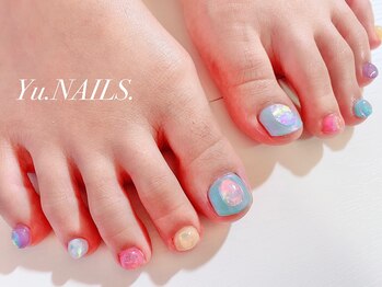 ユーネイルズ 恵比寿(Yu.NAILS.)/フット◎うるうるネイル