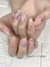 マンディーズ(MandY's)/ワンカラー/フラワー/ボタニカル