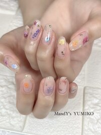 ワンカラー/フラワー/ボタニカル