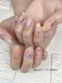 ワンカラー/フラワー/ボタニカル