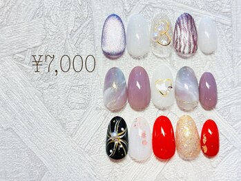 フラワーネイル 古河店(Fleur nail)/1月・2月定額メニュー☆¥7,000