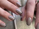 グレー×ブラックフレンチ
