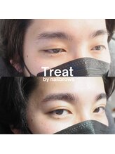 トリート バイ ネイルブロウズ(Treat by nailbrows)/眉毛パーマ＋眉毛WAX