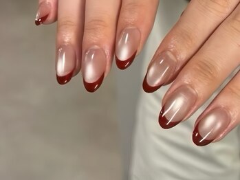 フレンチマグネットネイル