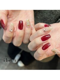 クリスマスネイル