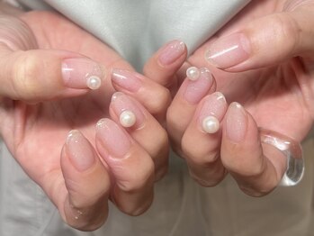 サロン アクセシブル(salon ACCESSIBLE)/パールネイル