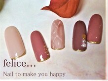 ネイルサロン フェリーチェ(felice)/【定額ネイル】¥7480