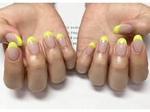 アイリッシュネイル 久屋大通店(Irish Nail)/ネオンイエローフレンチ
