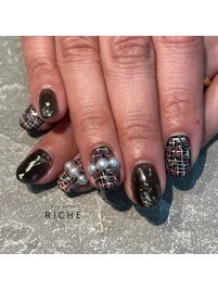 ツイードネイル