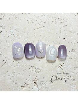 ネイルサロンクリアヴィラ(nail salon clear villa)/Design nuance¥9990