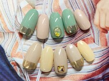 ネイルサロン キャンディネイル(Candy Nail)/ミラーフレンチｂｙ佐合