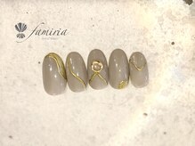 ファミリア/メタリックゴールドライン