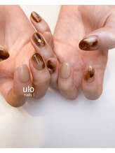 ウロネイルズ(ulo nails)/ハートホロとラテニュアンス