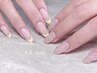 【フィルイン】フレンチネイル(ミラーフレンチネイルOK)¥7000