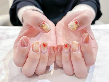 ラルネイル 大宮(Lull. nail)/#紅葉 #ニュアンス #マグネット