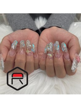 東海最大級ネイルサロン by レディスペネイル 名駅店/ロングキラキラ