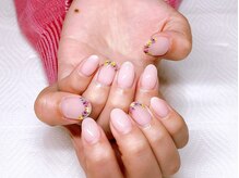 プレジール(Plaisir)/押し花ネイル♪