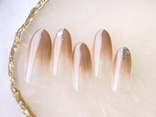 ネイルサロンフォーユー(for u)/ブラウングラデ￥4980