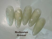 アムールユシマテン 上野湯島店(Amour)/キラキラ春夏のネイル¥7980
