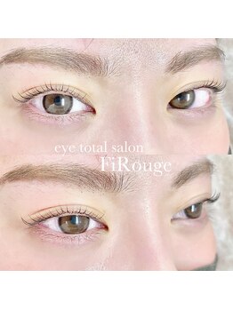 フィルージュ(FiRouge)/まつ毛パーマ上