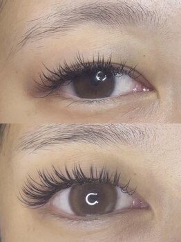 エステティックラフ 黒田店(Laugh)の写真/アップワードラッシュならまつ毛が根元から立ち上がり、黒目のフチがくっきりパッチリ目再現！