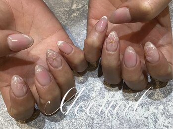 アクイユ 銀座店(ACCUEIL)/ちゅるんカラー桜ネイル