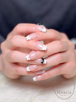 ミラシア フロム エムネイル(Miracia from Mネイル)/フレンチ / ドット / TORINO.