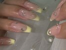 >>フラッシュ×パステルフレンチ