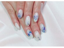 ネイルサロン ビューティーマジック 川口店/雪の結晶ネイル