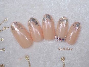ネイルローズ(NAIL Rose)/3.4月キャンペーン¥6990箔ホロ