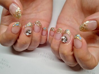 ネイルフロンティア 吉祥寺(NAIL FRONTIER)/ステンドグラスフレンチ11980円