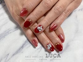 W-21 ボルドービジューネイル