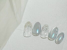 クリアネイル/オーロラネイル