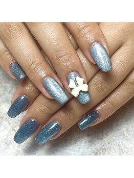 サエコ ネイル (3e5 nail)/◆マグネット＋追加アート◆