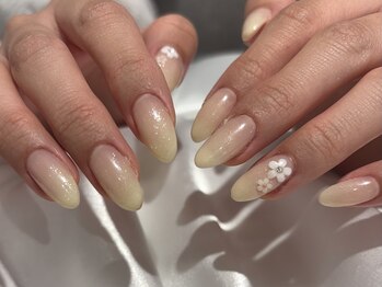 シェルネイル(SHELL NAIL)/カラグラ/キラキラ/staff:fujii