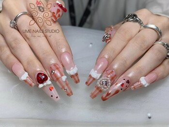 ウメネイルスタジオ(UME NAIL STUDIO)/* 長 さだしやり放題×つけ放題