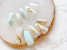 ボネール(nail ＆ eyelash Bounail)/ニュアンス　シェル　ホワイト