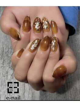 イーネイル(e-nail)/ニュアンスブラウン