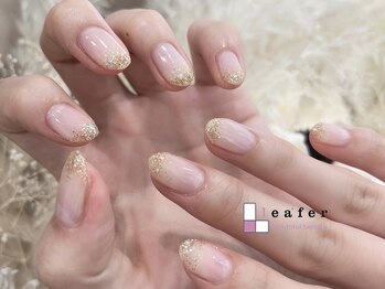 リーファネイルズ 岡山学南町店(Lea'ferNails)/ラメグラデーション