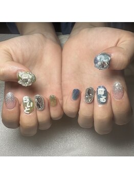 ラブオーキッド(LoveOrchid)/参戦ネイル♪